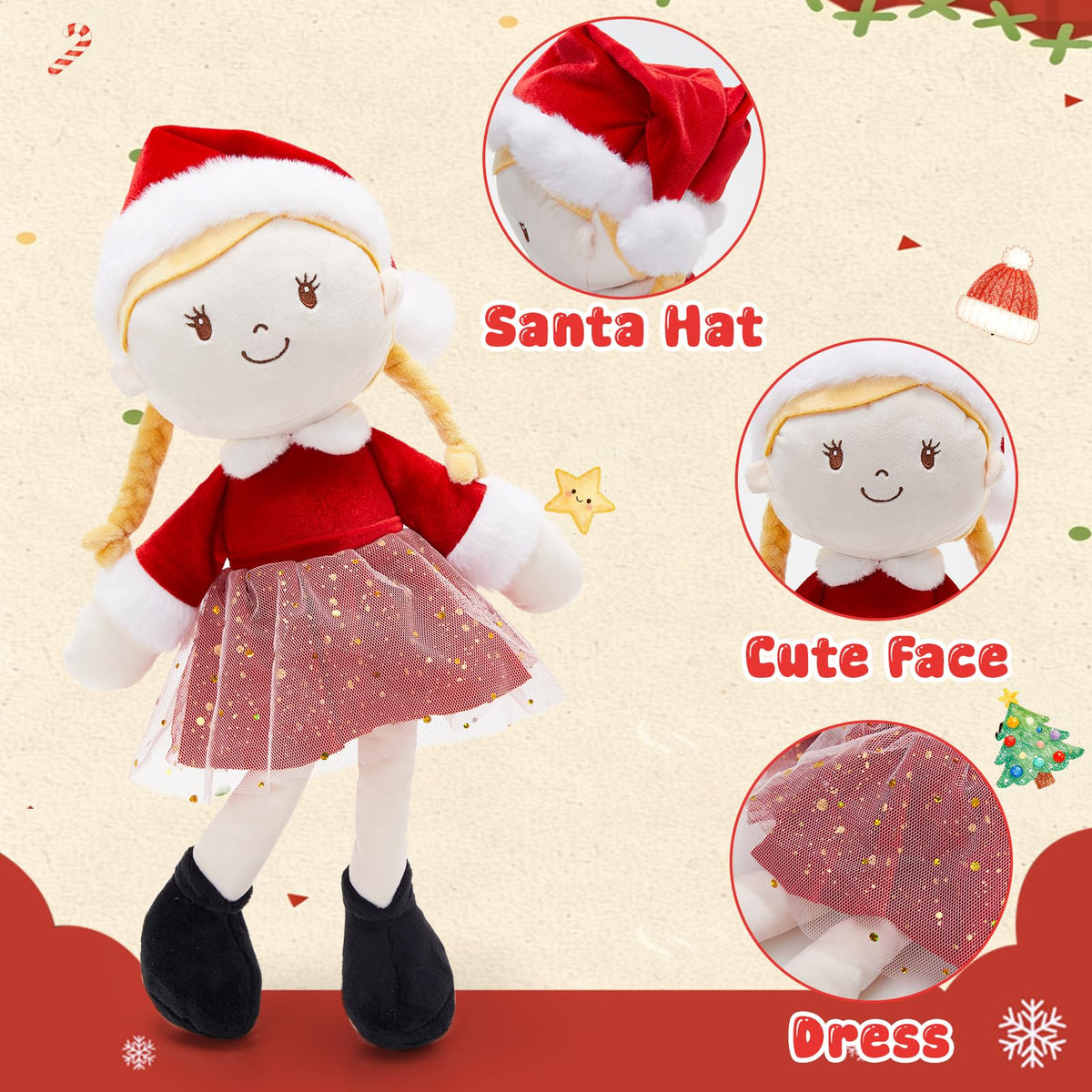 Soft Baby Doll Plush 17inch U858