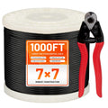 Black 1/8" Stainless Steel Cable Kit X451