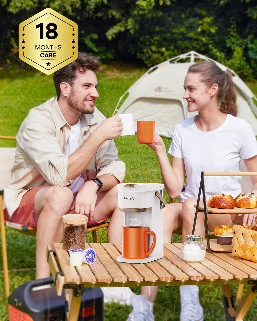 Mini Single Serve Coffee Maker with Handle K114718
