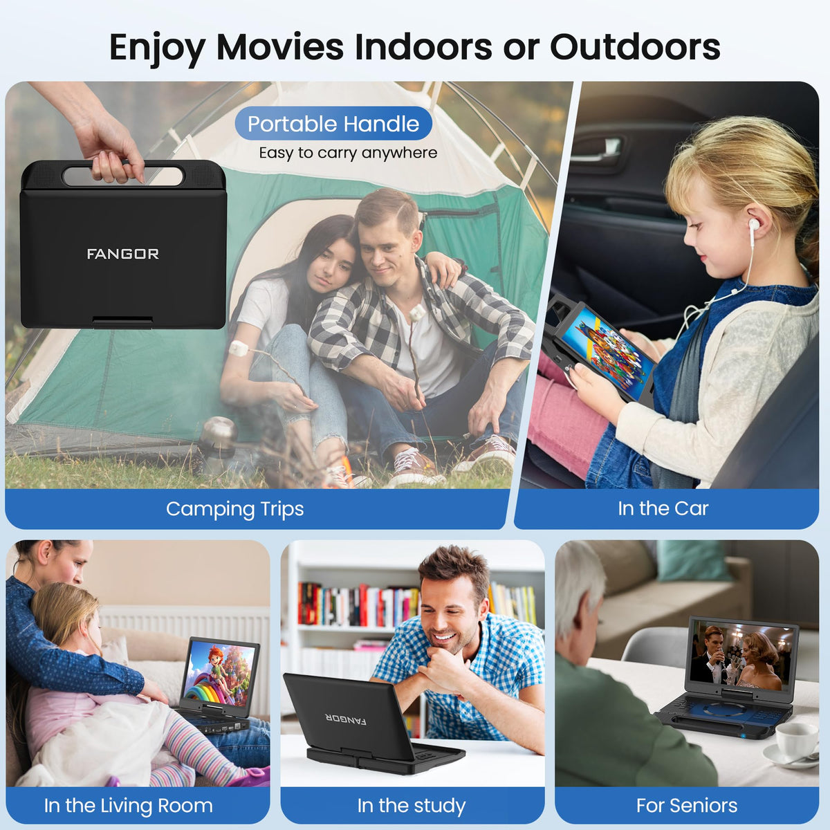 13.3” Portable Blu-ray Player T1595