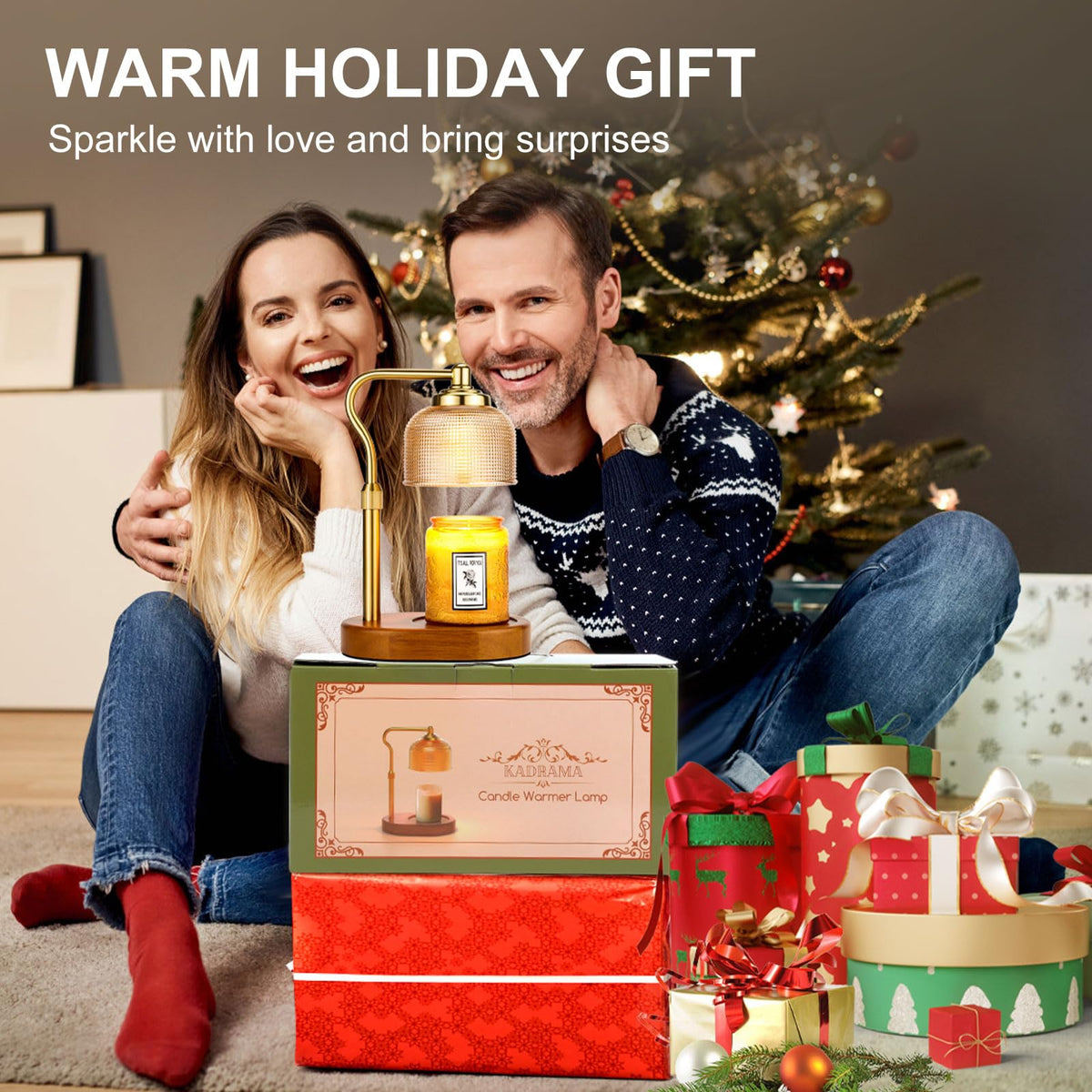 Electric Candle Warmer Lamp with Timer Dimmable Height Adjustable F664849