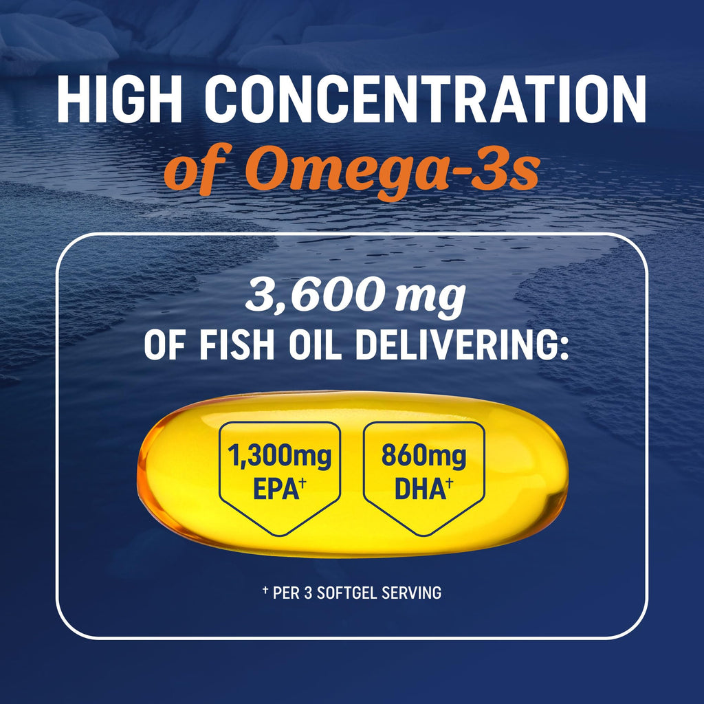 Omega 3 Fish Oil 3600 mg EPA & DHA P4526
