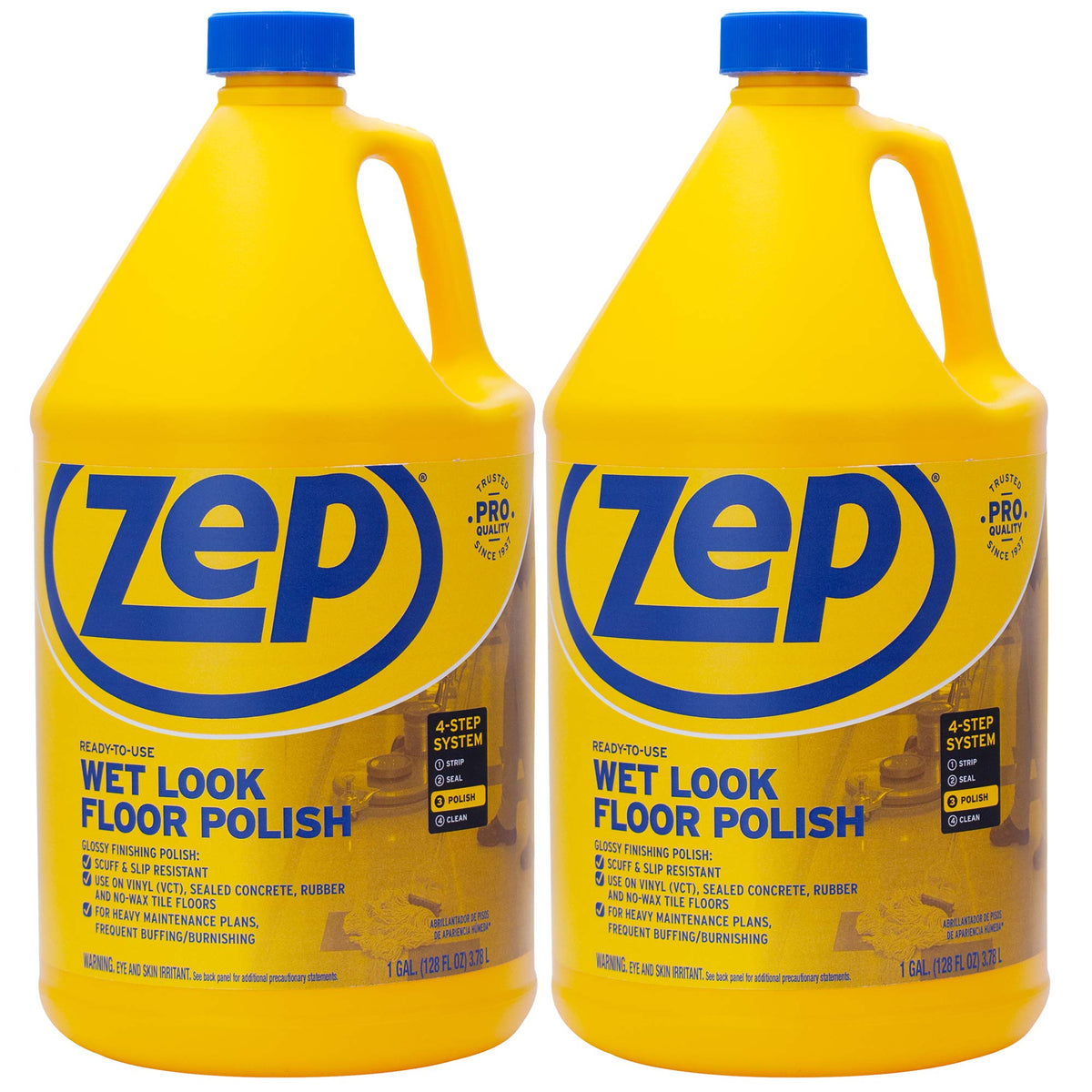 Wet Look Floor Polish 1 Gallon Case of 2 E110