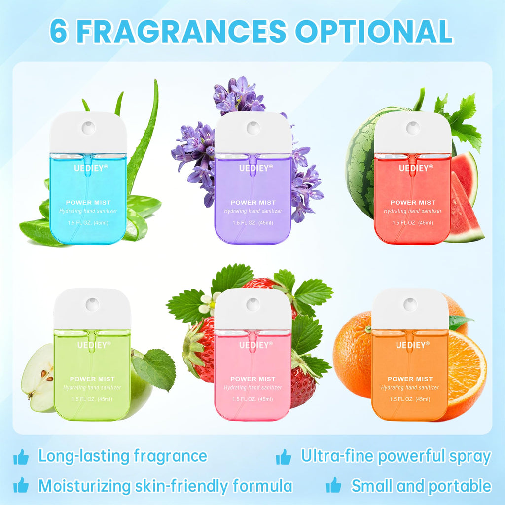 Hand Sanitizer Spray 6 Scents 1.3 Fl Oz B8951