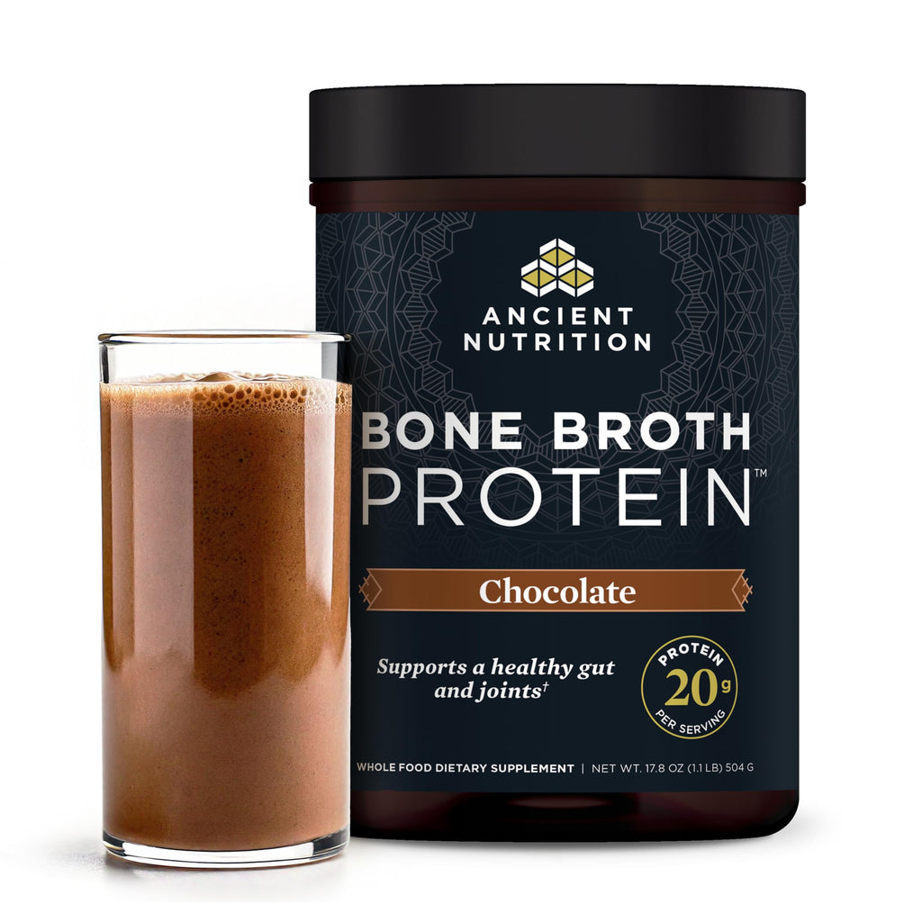Grass Fed Bone Broth Protein Powder, Chocolate D88618