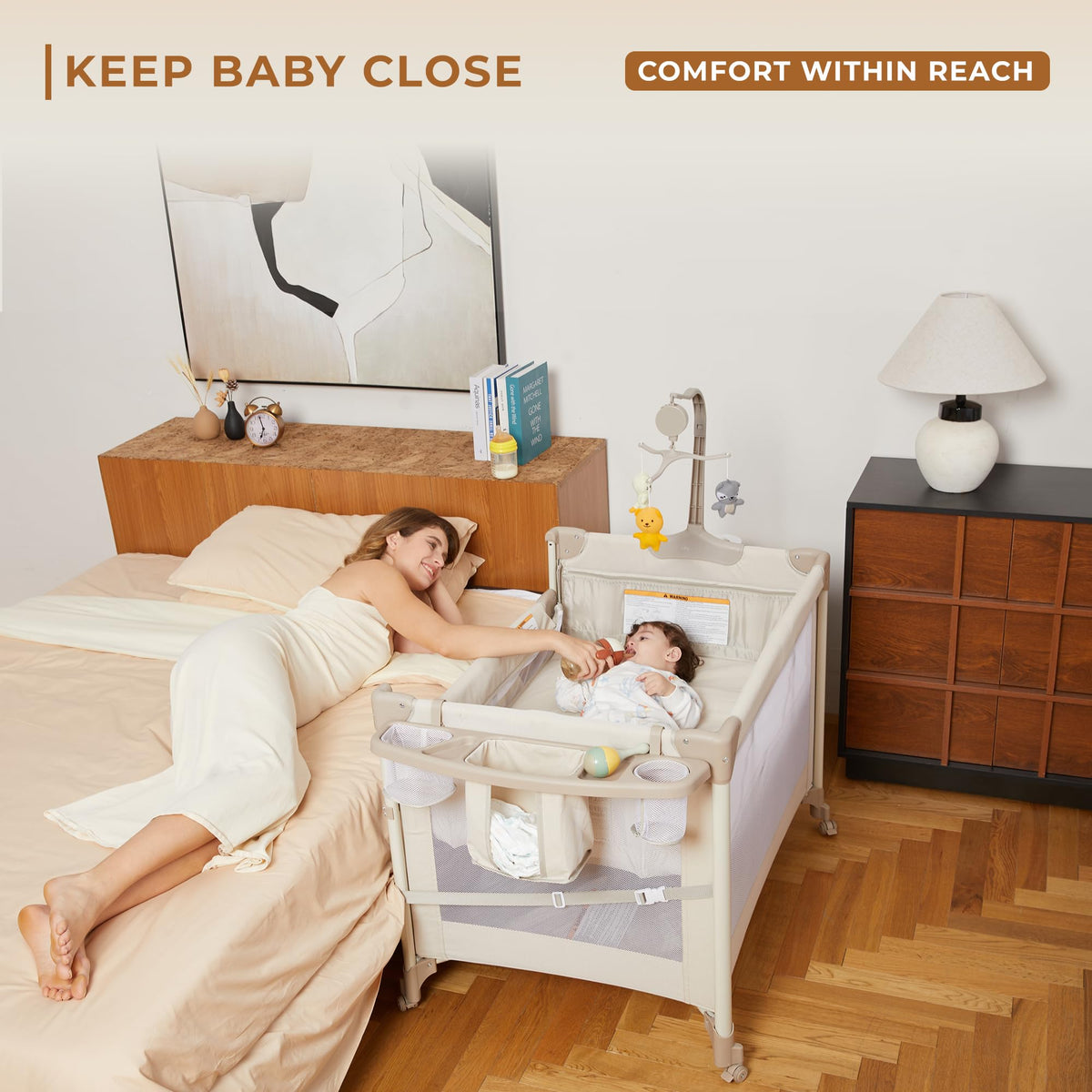 Pack and Play with Baby Bassinet V889918