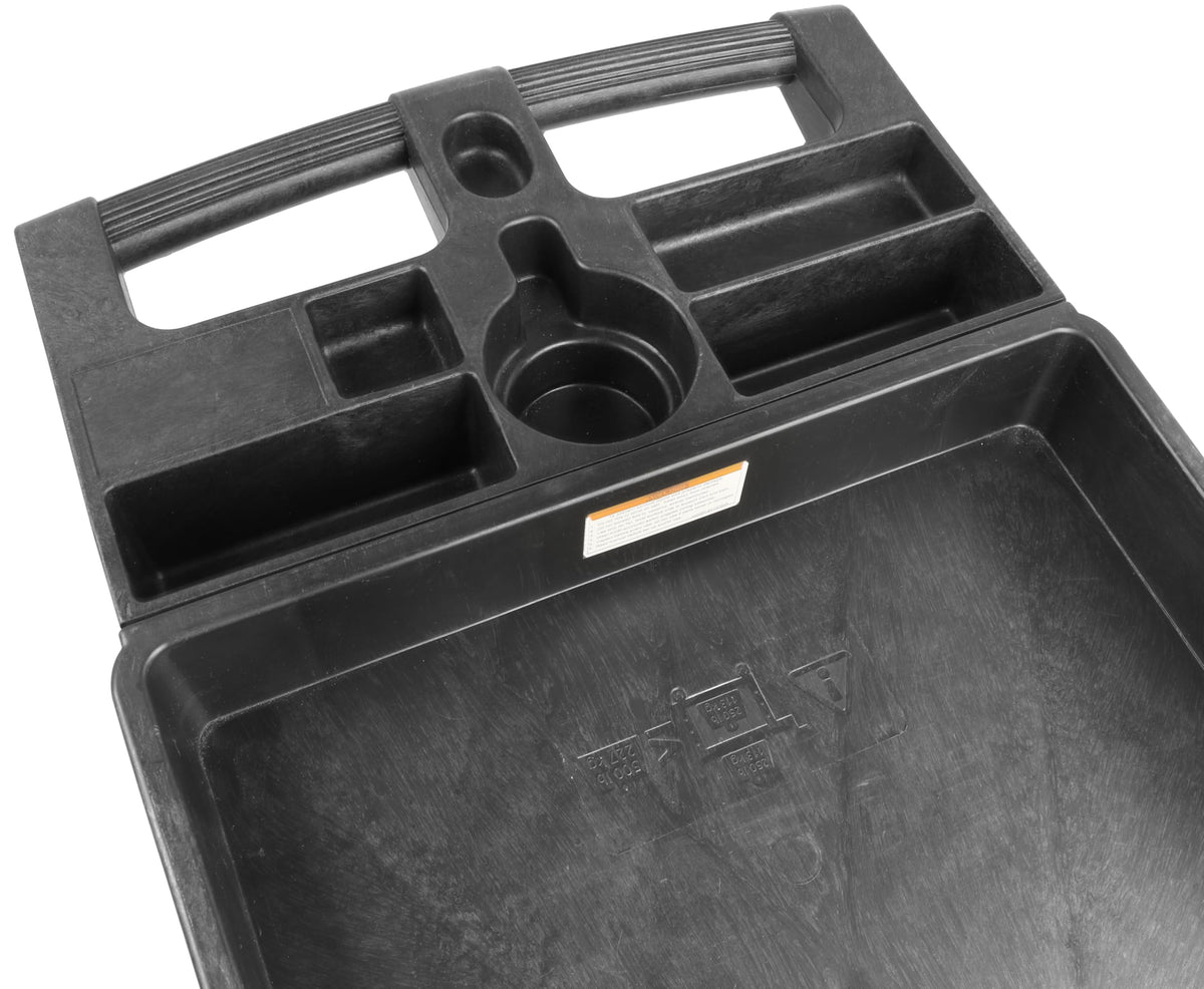 Heavy Duty 2-Shelf Polypropylene Utility Cart 500 lb Capacity O8951