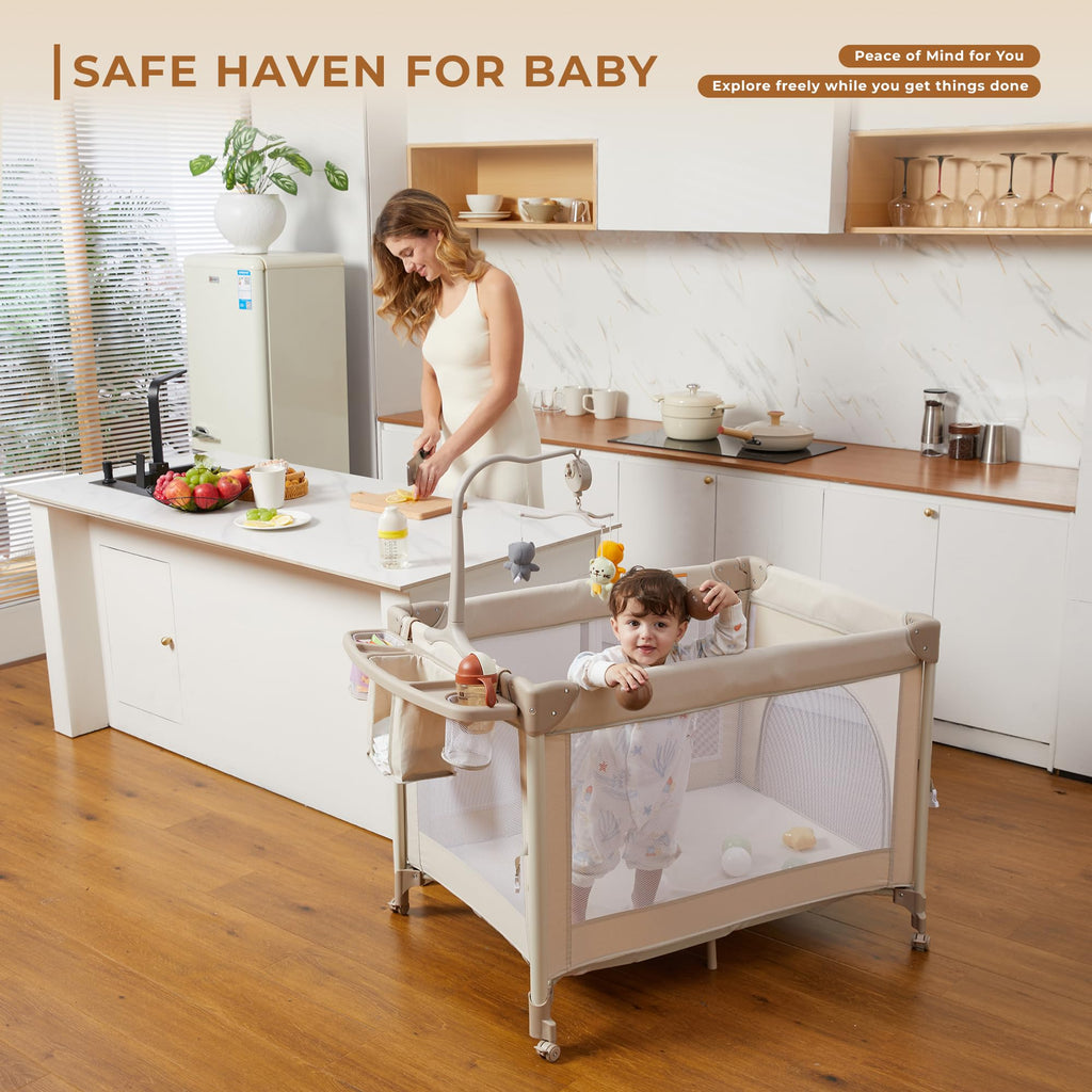 Pack and Play with Baby Bassinet V889918