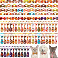 100 Pack Dog Bow Tie Collar Set S92647