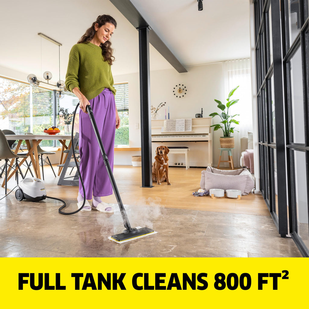 Steam Cleaner, 40 Sec Heat-up, Chemical-Free A346