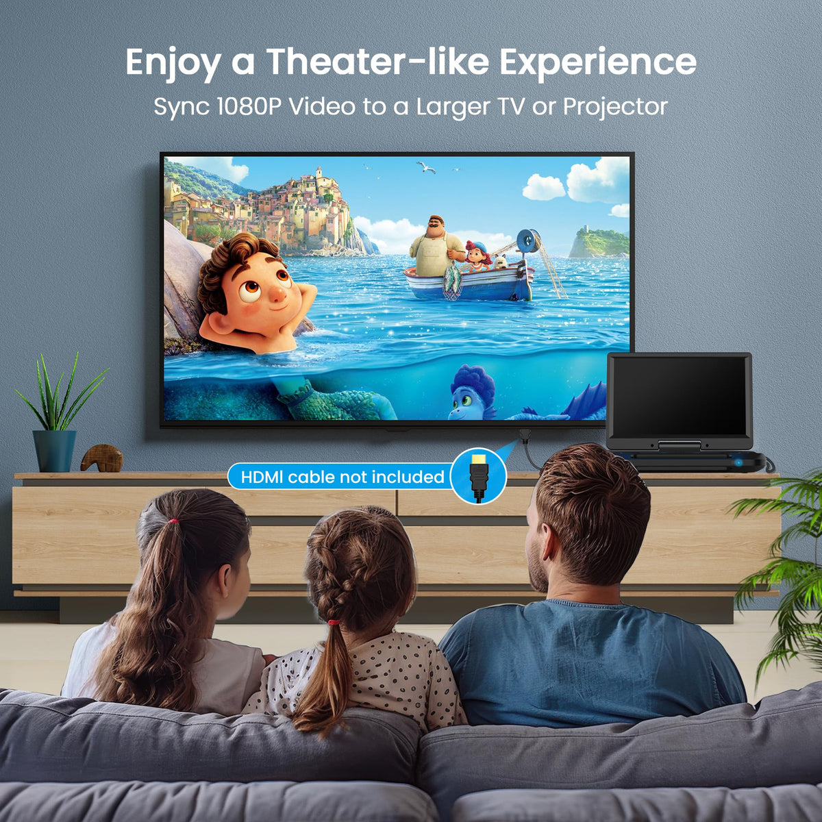13.3” Portable Blu-ray Player T1595